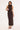 Perfect Stranger Havana High Neck Open Back Maxi Dress Brown
