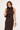 Perfect Stranger Havana High Neck Open Back Maxi Dress Brown