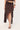 Luck & Trouble Malia Asymmetrical Midi Skirt Brown