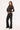 Luck & Trouble Charlie Low Rise Buckle Pants Black