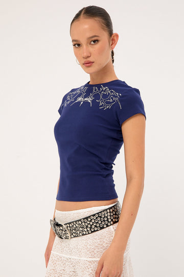 Neovision Ashborne Baby Tee Navy