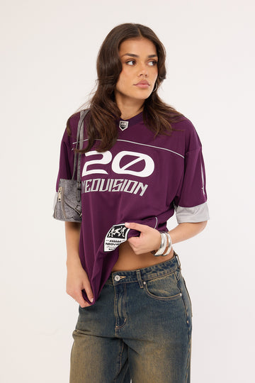 Neovision Zenthra V Neck Jersey Plum