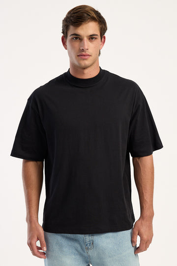 Open Archive Organic Easy Tee Black