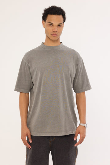 Open Archive Organic Oversize Tee Acid Grey