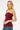 Perfect Stranger Luca Strapless Recycled Long Line Top Burgundy