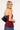 Perfect Stranger Luca Strapless Recycled Long Line Top Burgundy