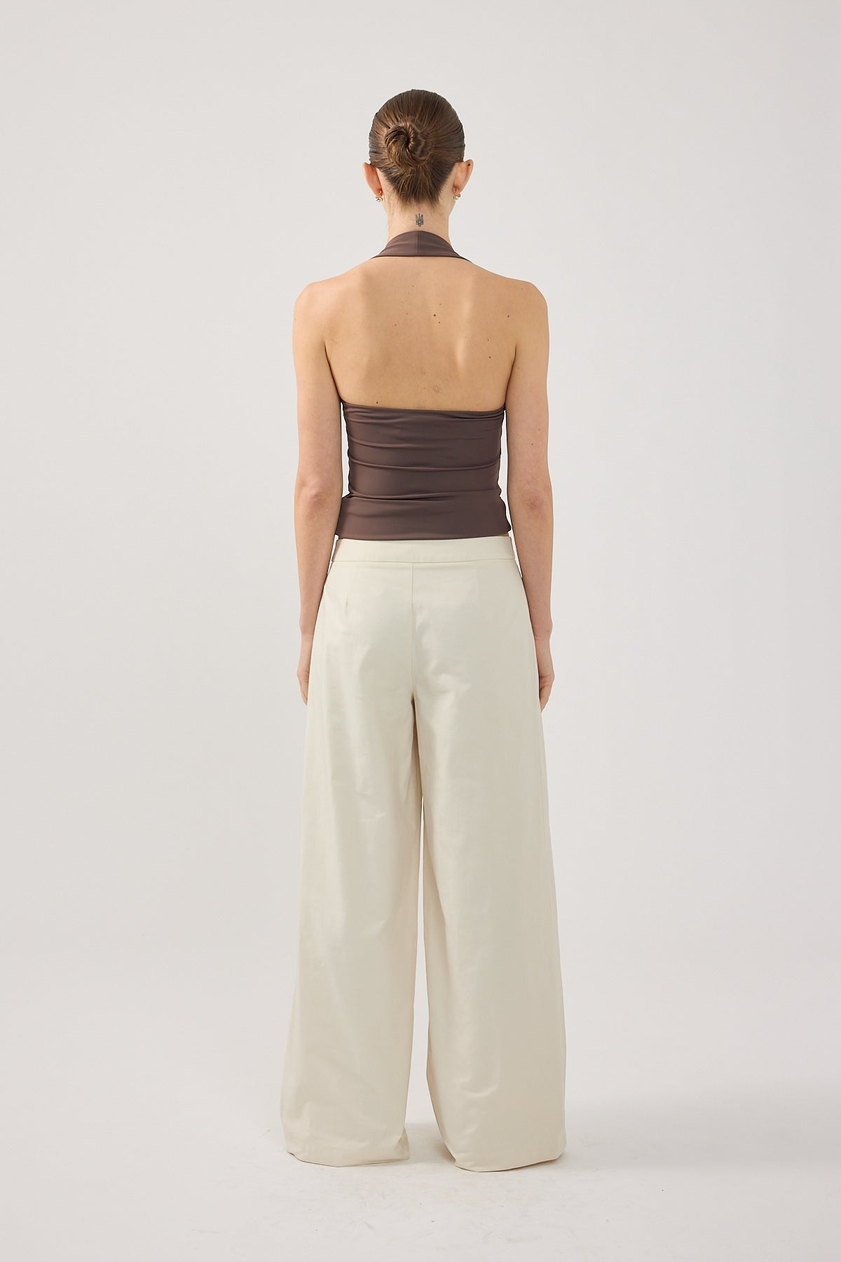 Perfect Stranger Duo Wrap Mid Rise Pant STONE