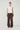 Perfect Stranger Rae Low Rise Pleated Pant Brown