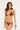 Perfect Stranger Finley Beaded Halter Bikini Top Brown