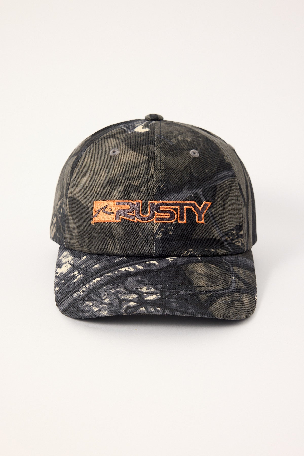 Rusty Dead End Dad Cap Grey Camo