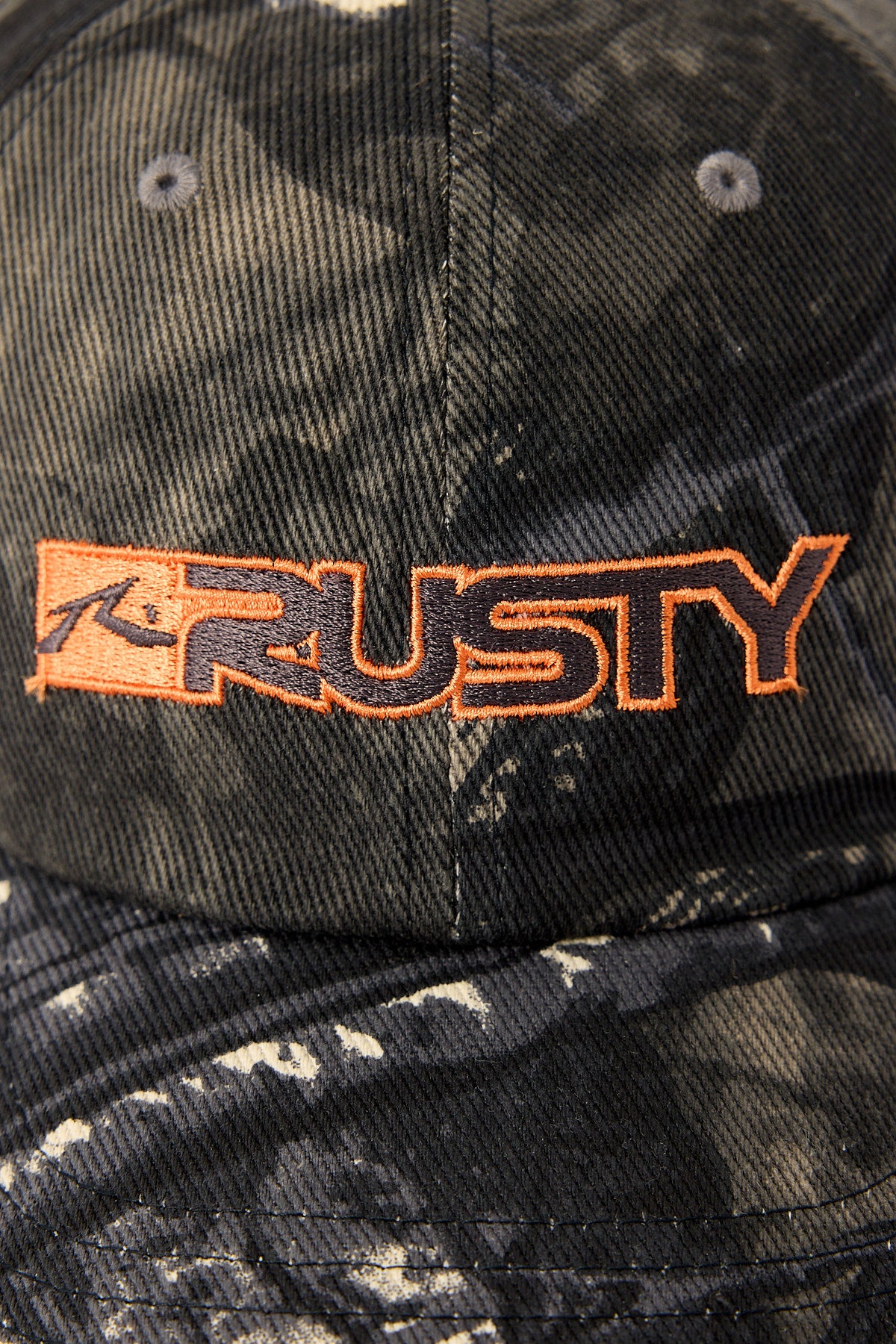 Rusty Dead End Dad Cap Grey Camo
