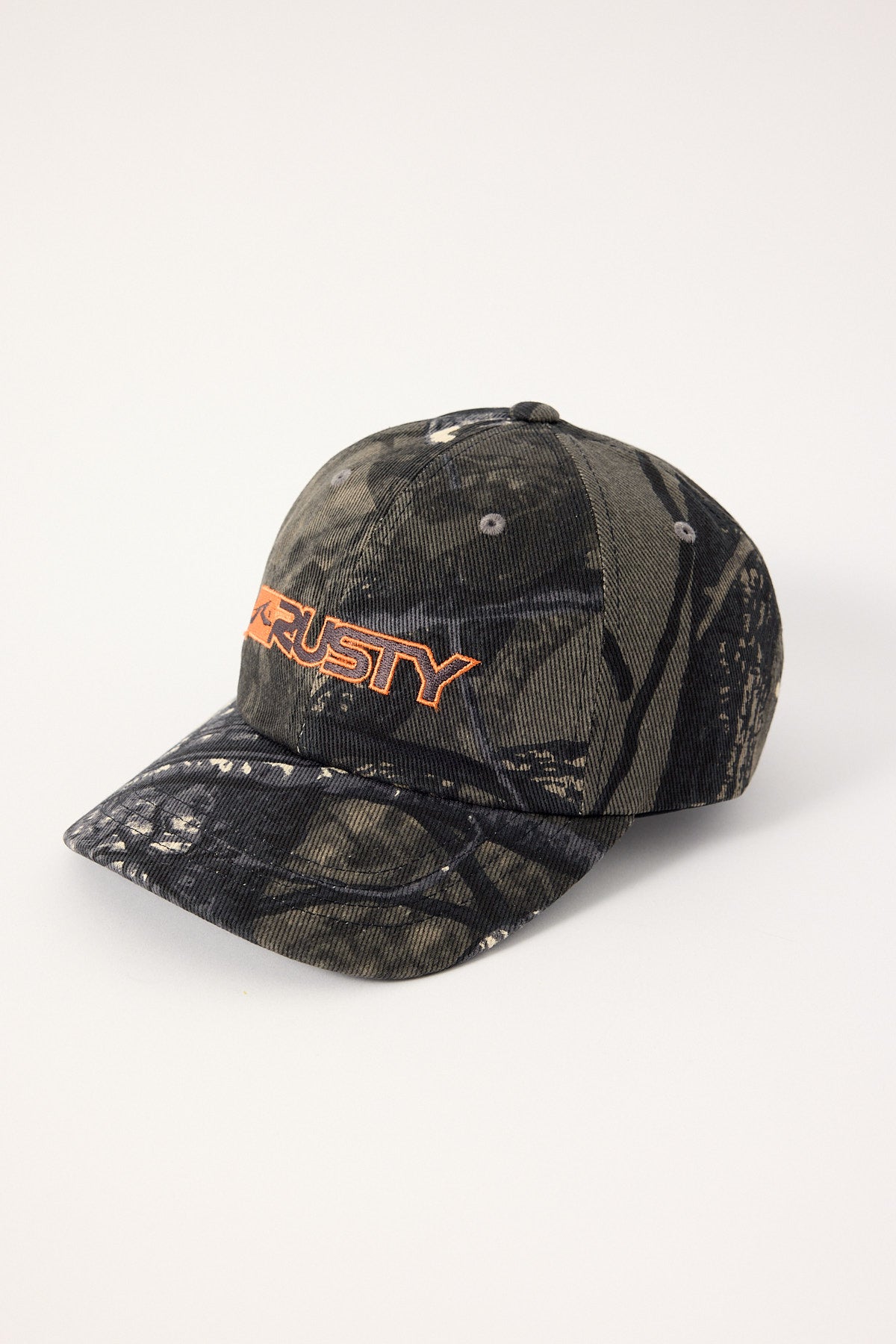 Rusty Dead End Dad Cap Grey Camo