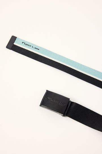 Rusty Double Dip Webbing Belt Black