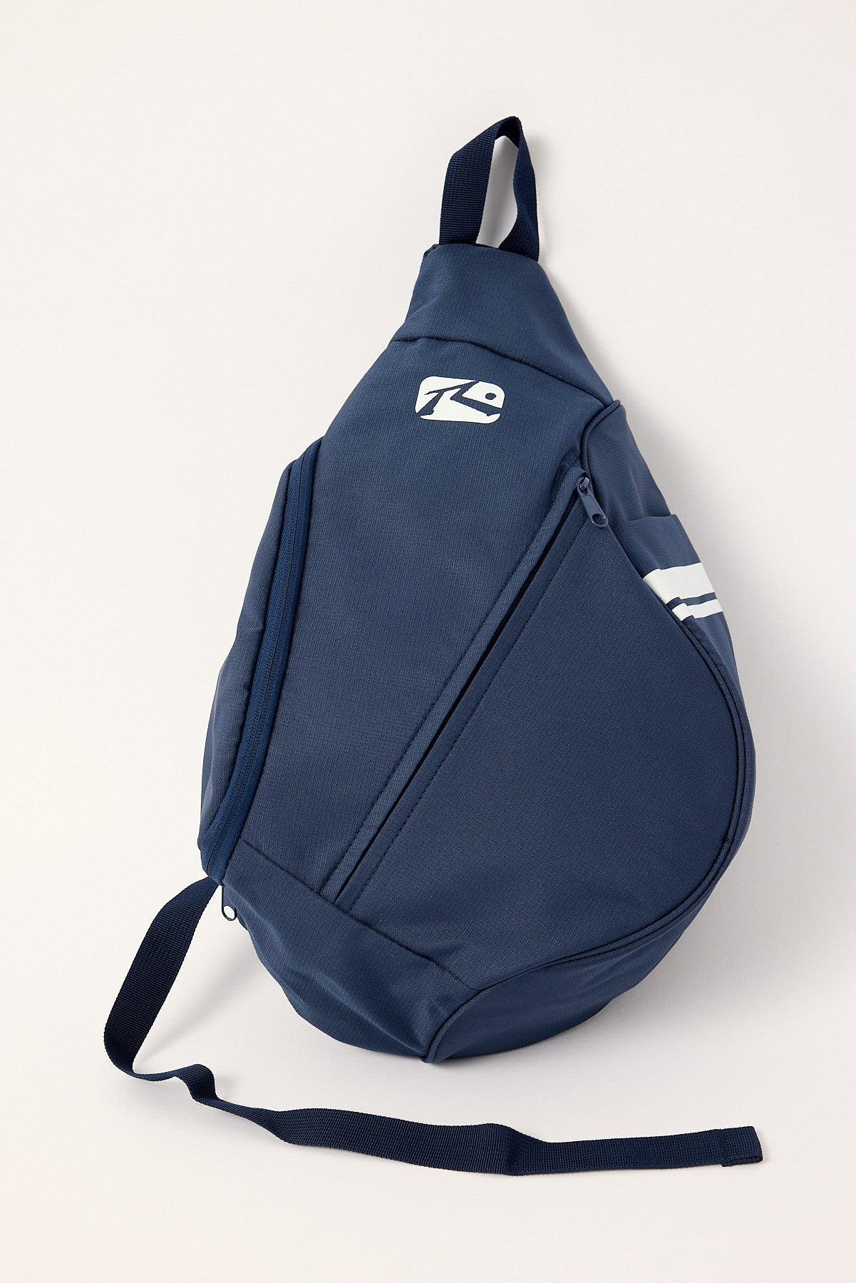 Rusty White Lines Sling Bag Navy Blue