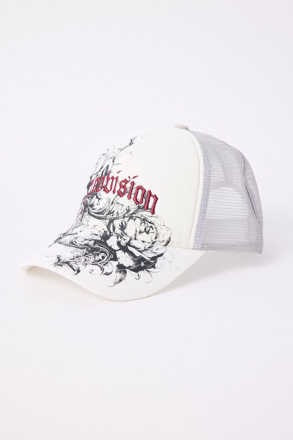 Neovision Fallen Cross Trucker Cap White