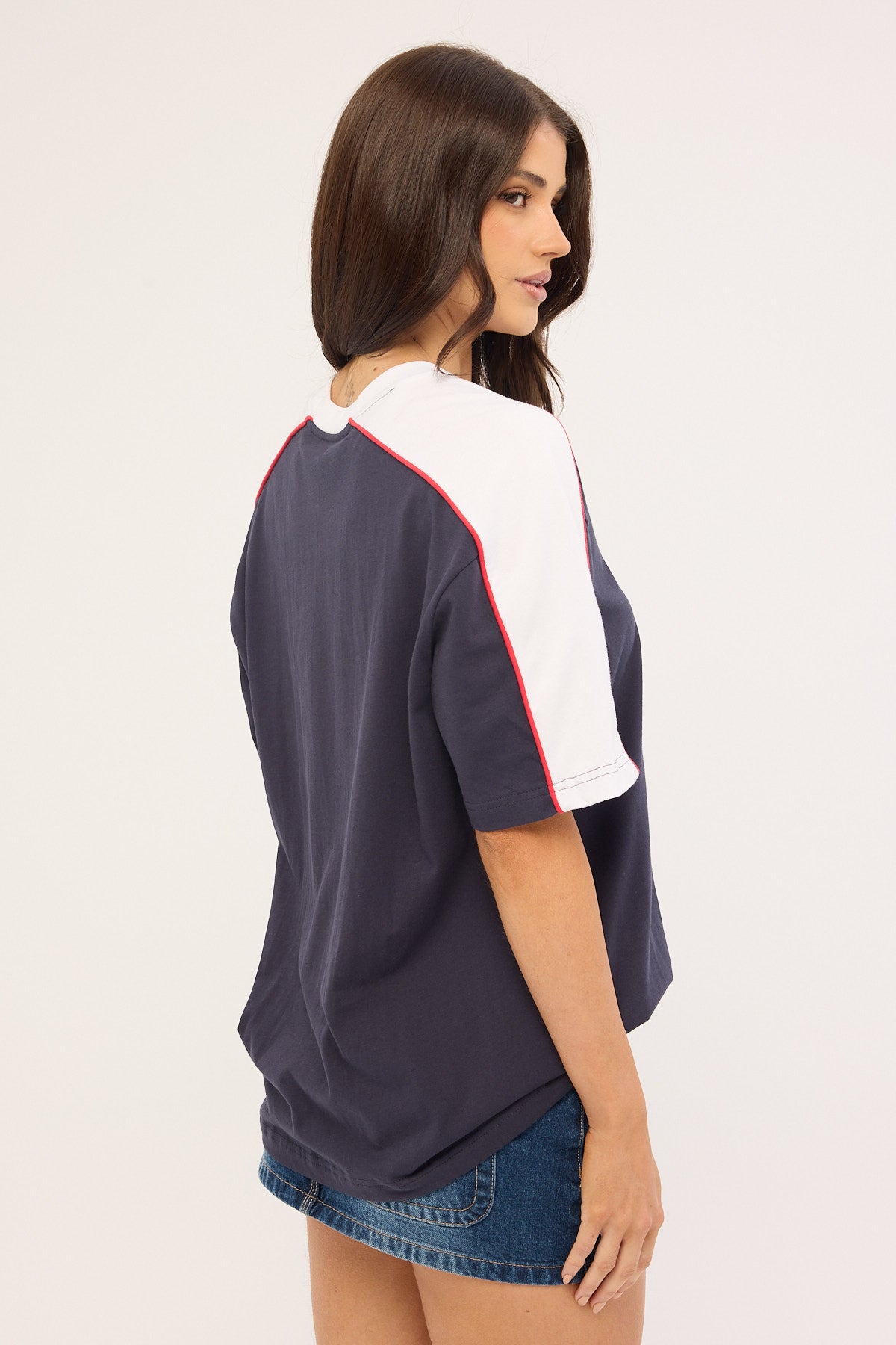 Rusty Archived Shooter Oversize Tee Navy