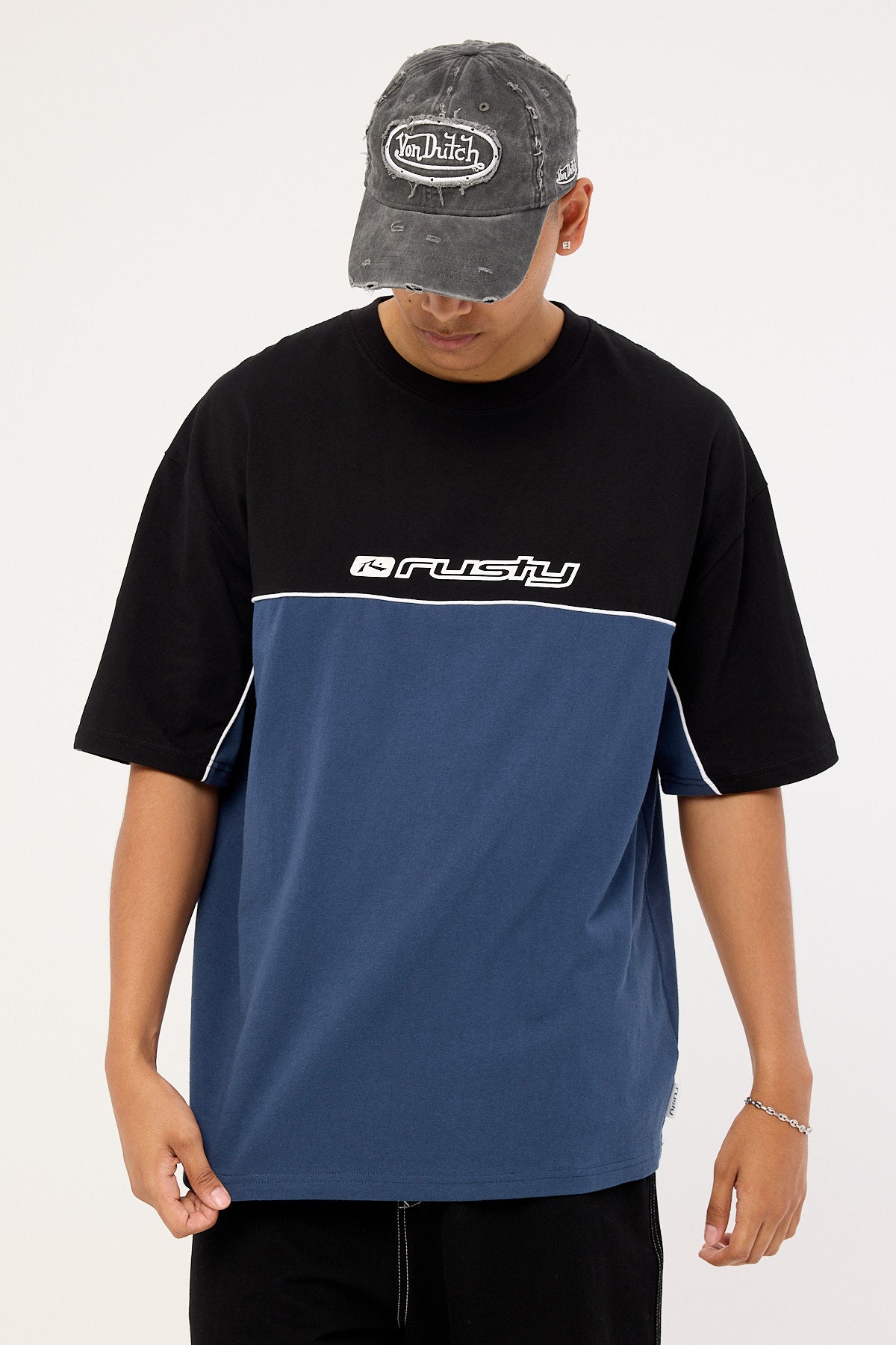 Rusty Infinity Tee China Blue