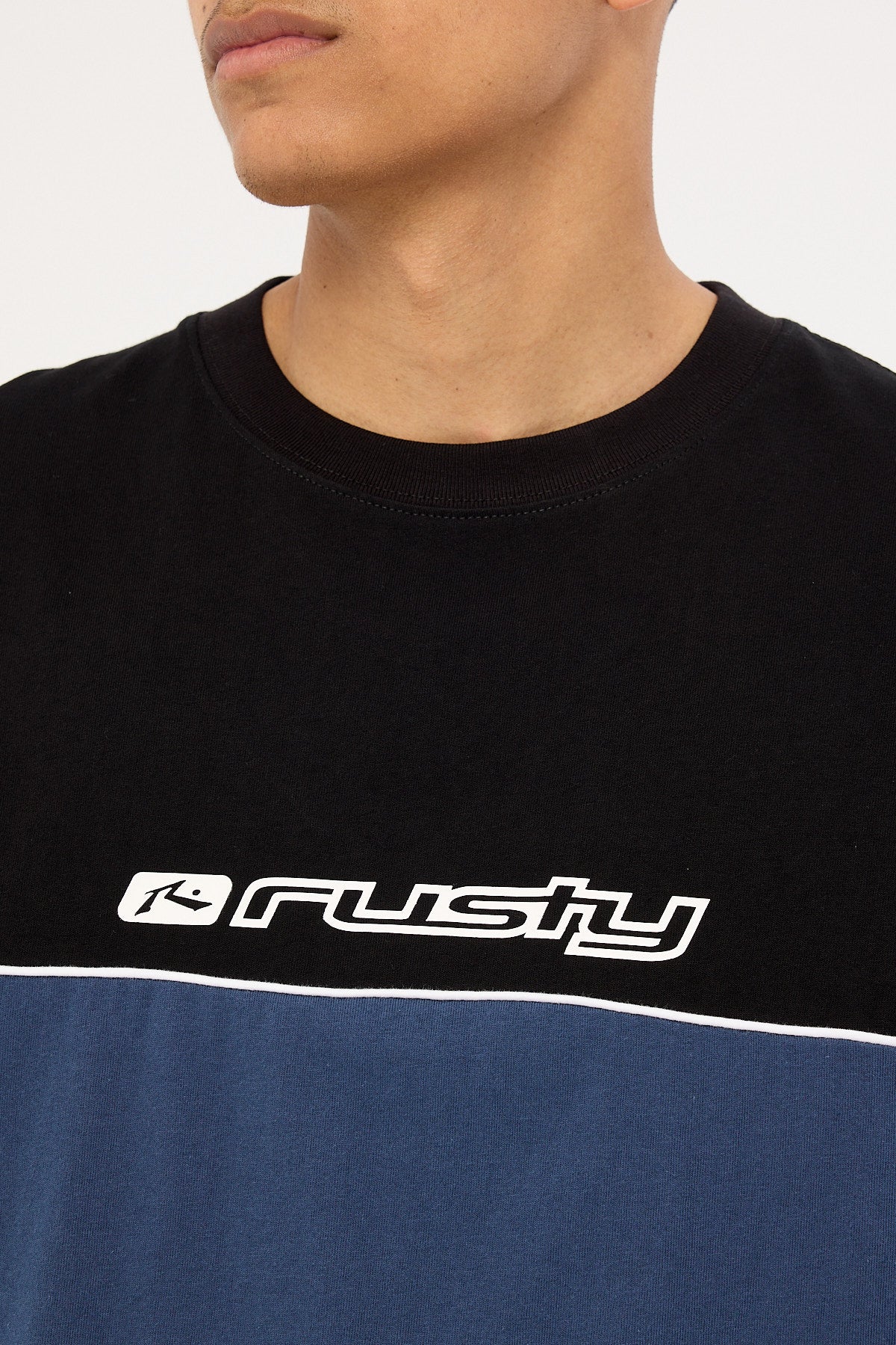 Rusty Infinity Tee China Blue