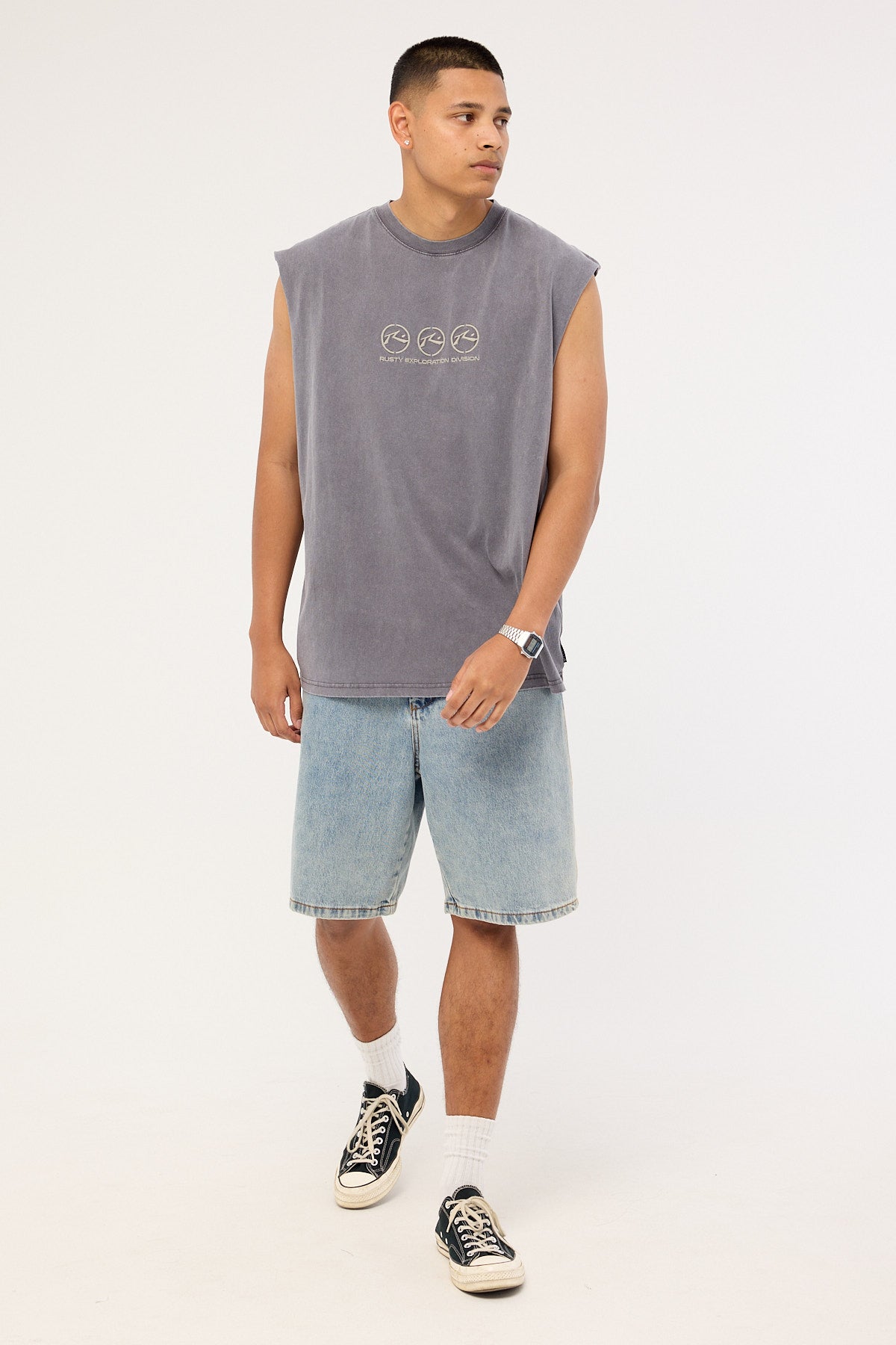 Rusty Crusoe Heavy Boxy Muscle Coal