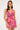 Motel Malora Dress Stencil Flower Pink