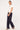 Motel Falita Trouser Tailoring Navy Pinstripe