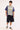 Xlarge Panel Gorilla Fit Tee Navy