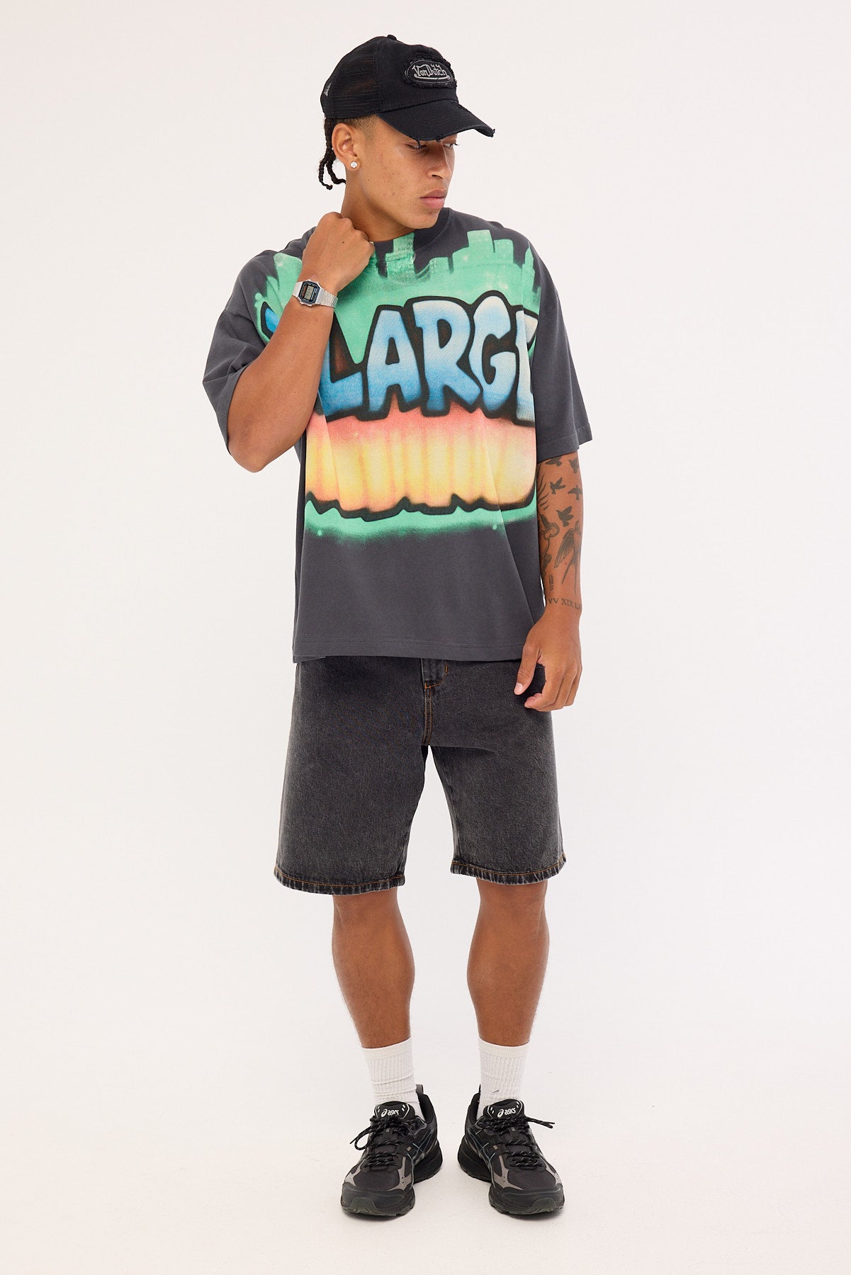 Xlarge City Gorilla Fit Tee Pigment Black