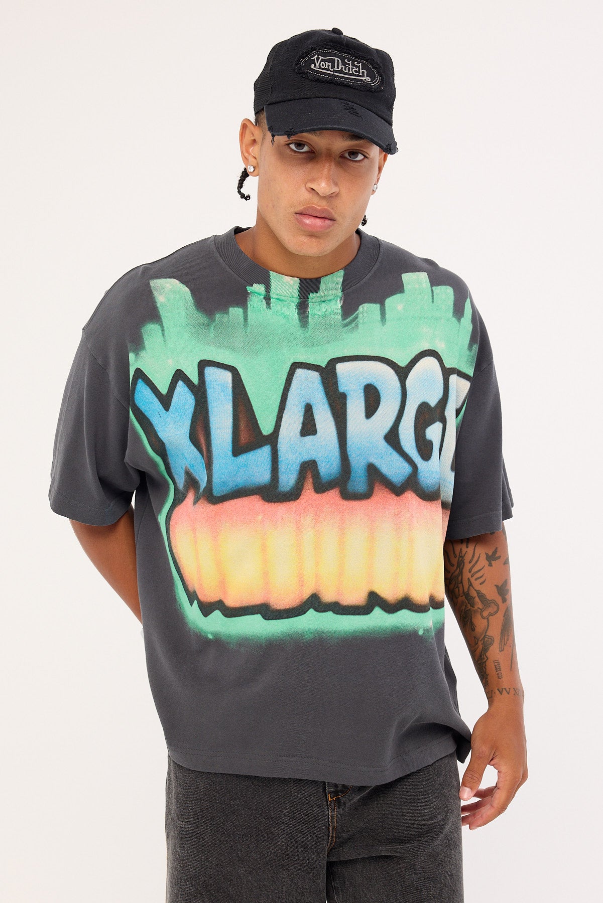 Xlarge City Gorilla Fit Tee Pigment Black