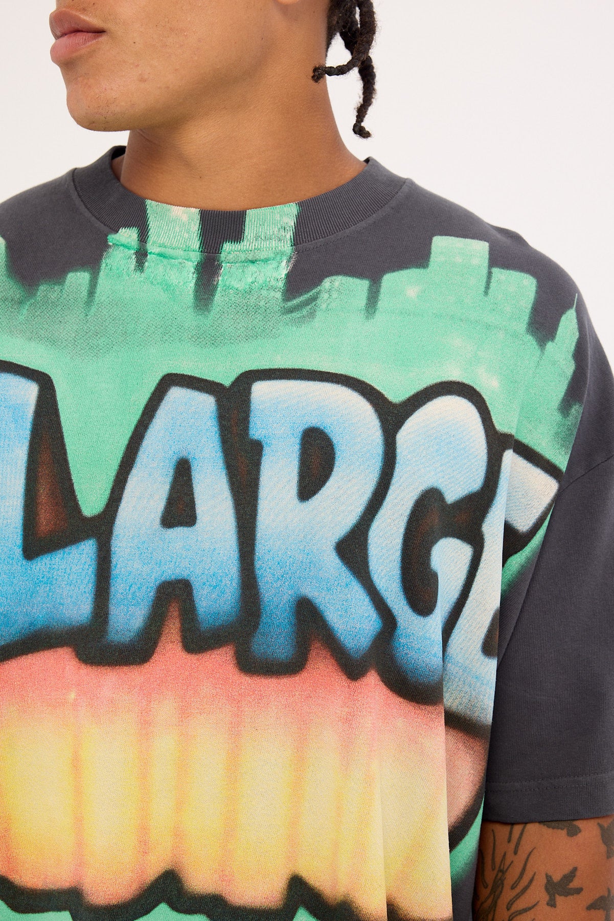 Xlarge City Gorilla Fit Tee Pigment Black