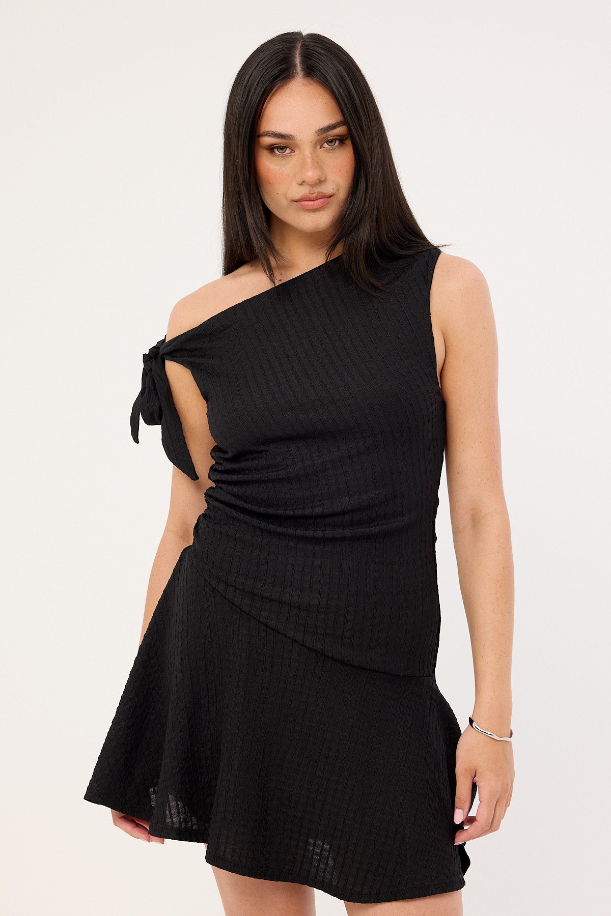 Perfect Stranger Trove Mini Dress Black