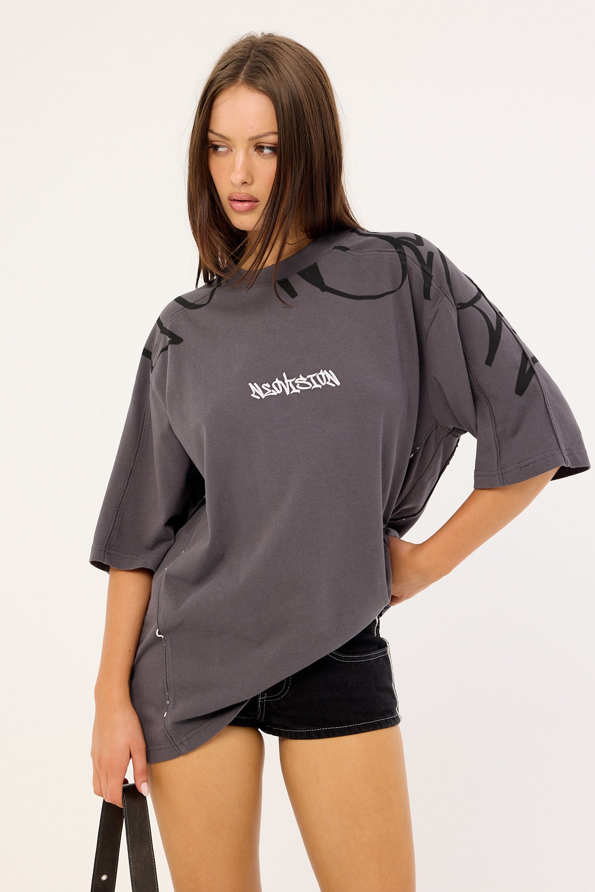 Neovision Tagline Street Super Heavy Tee Asphalt
