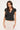 Motel Ilias Corset Top Basic Polka Black