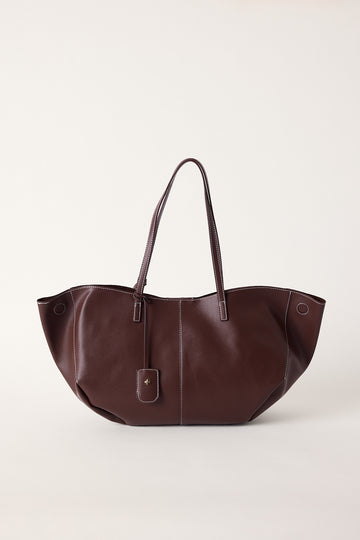 Peta + Jain Willa Bag Chocolate Pebble/Gold