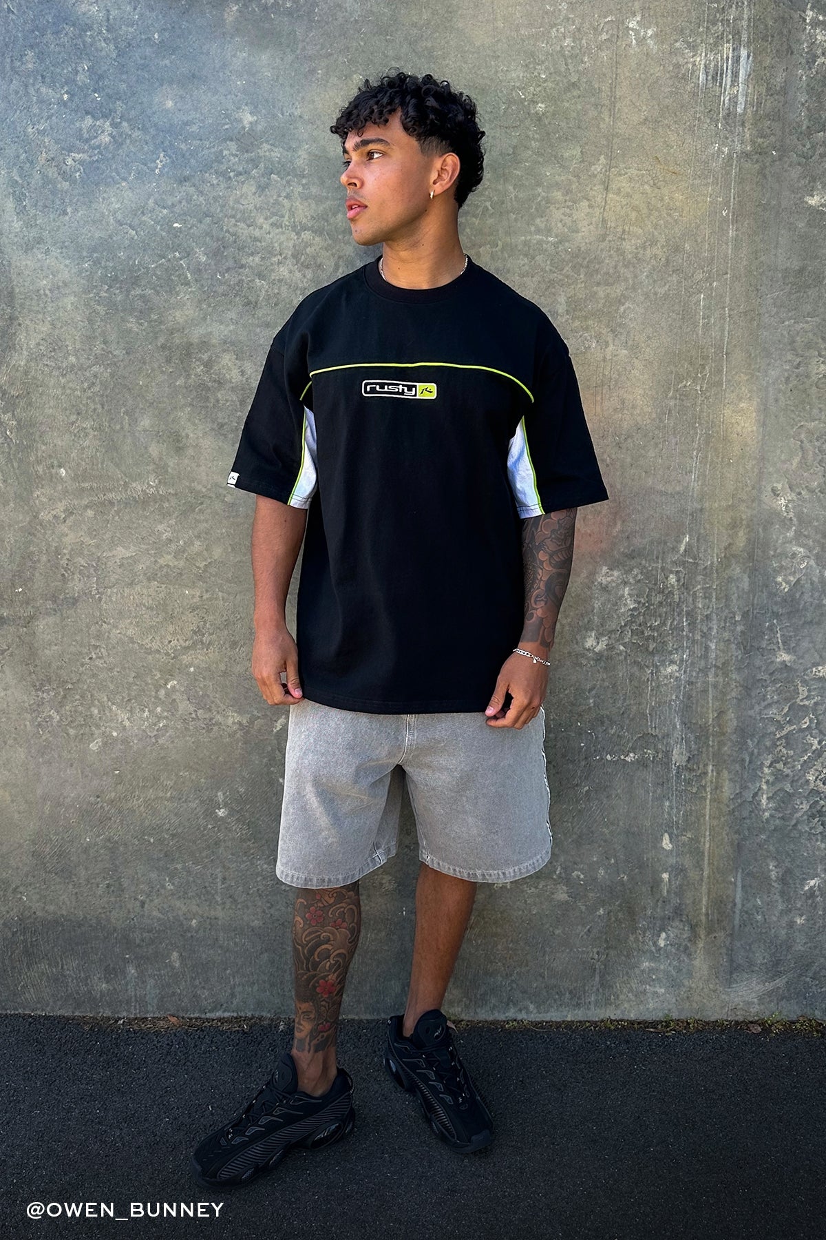 Rusty Turbo Daddy Baggy Jort London Summer