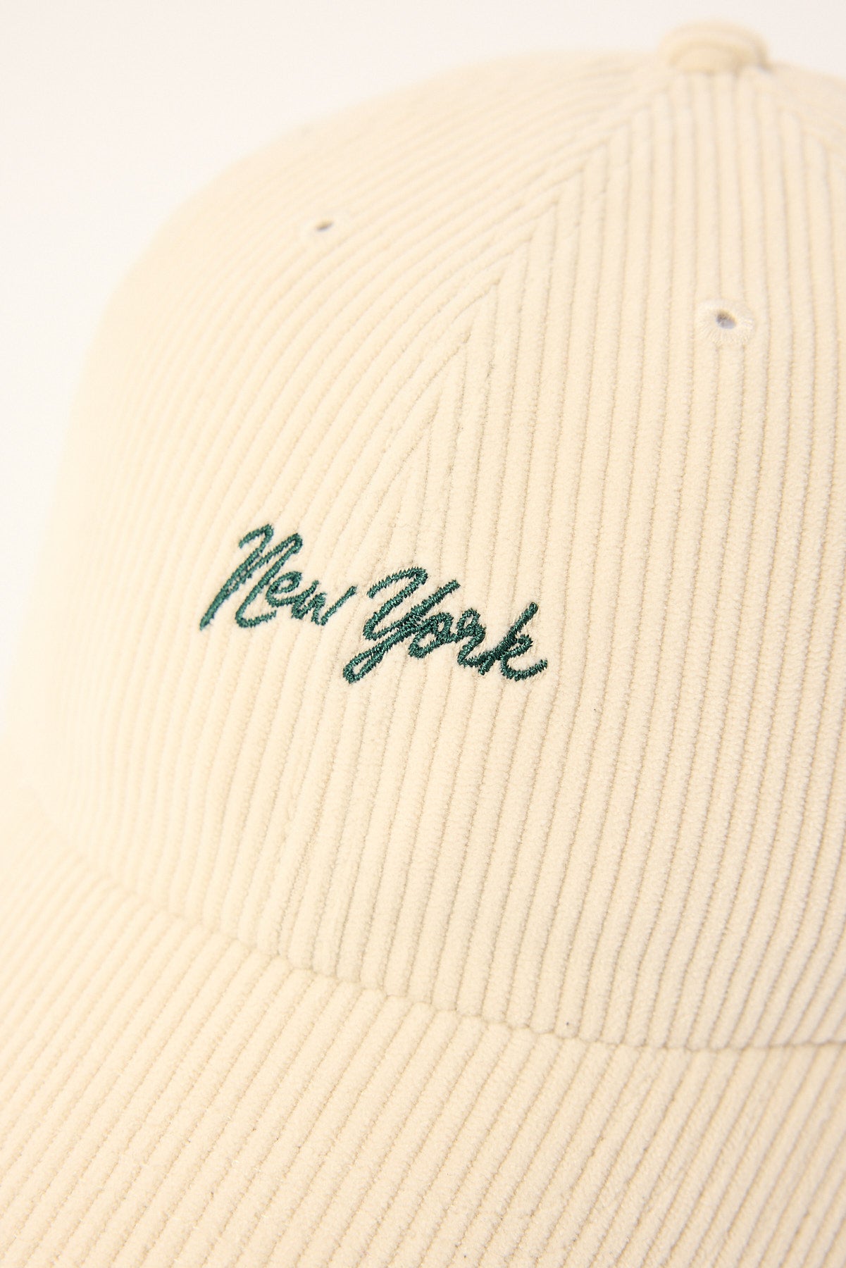 47 Brand State of New York Cord Base Runner 47 Clean Up Cap Natural/Dark Green