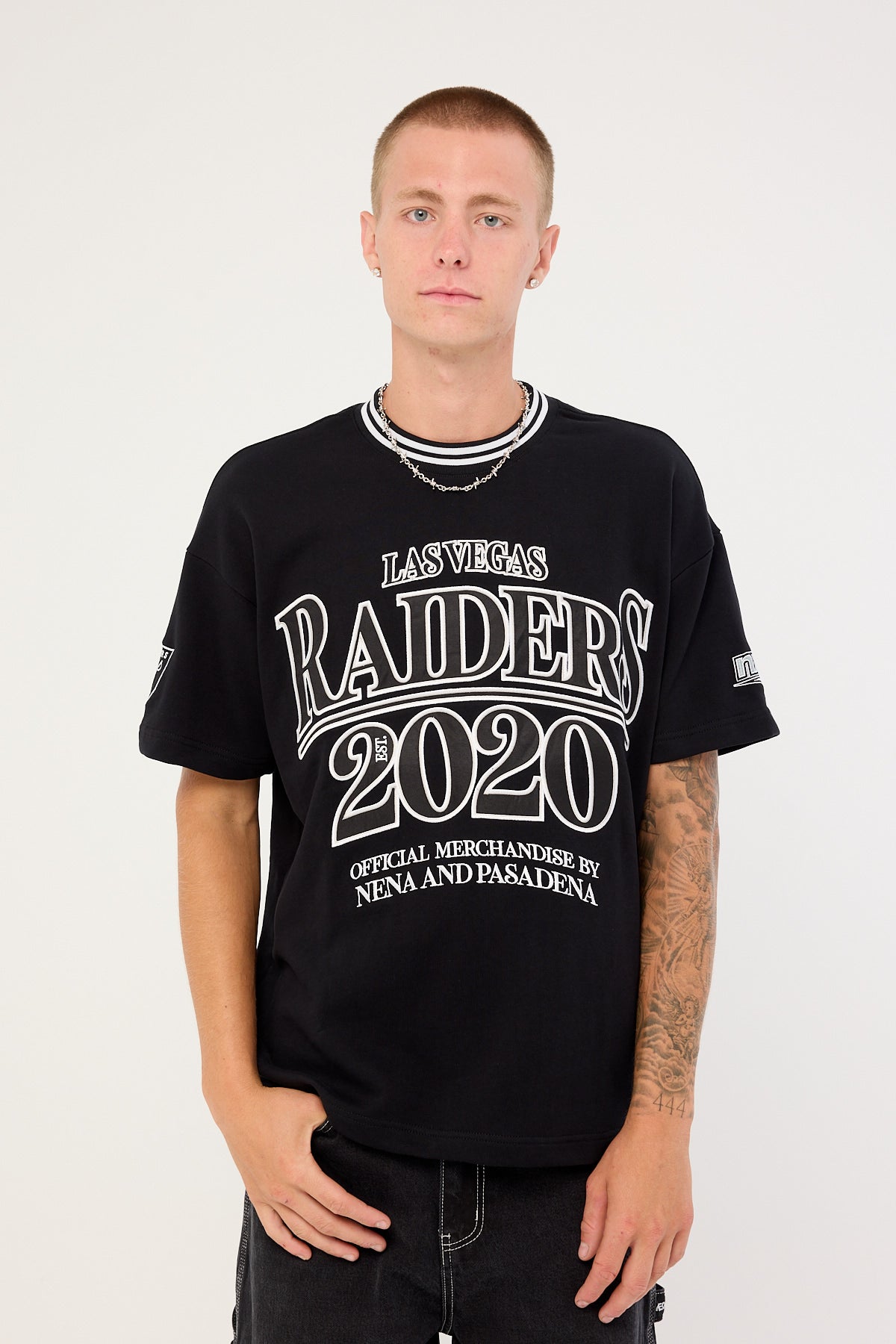 Nena & Pasadena LV-Raiders Game Tee Jet Black