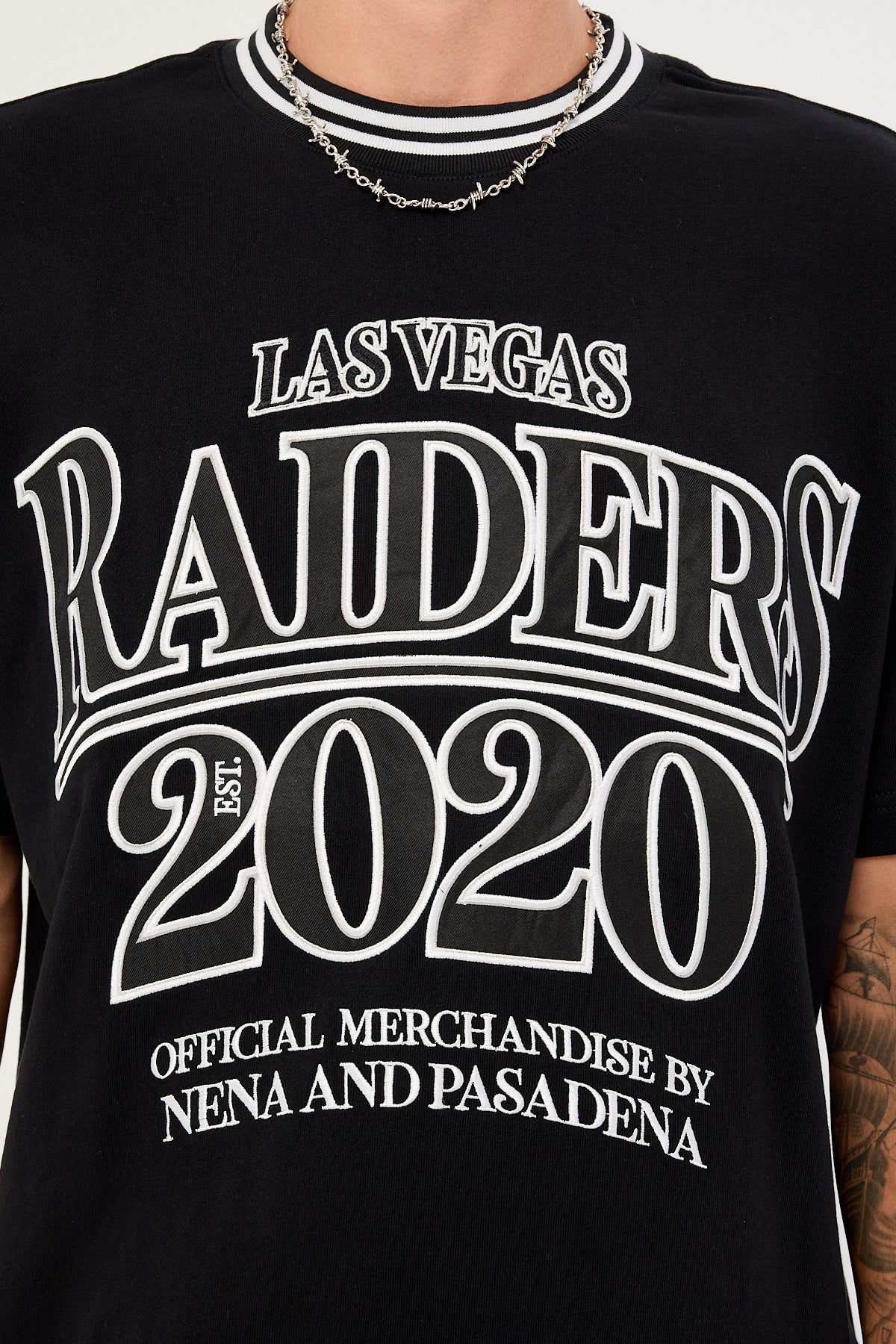 Nena & Pasadena LV-Raiders Game Tee Jet Black