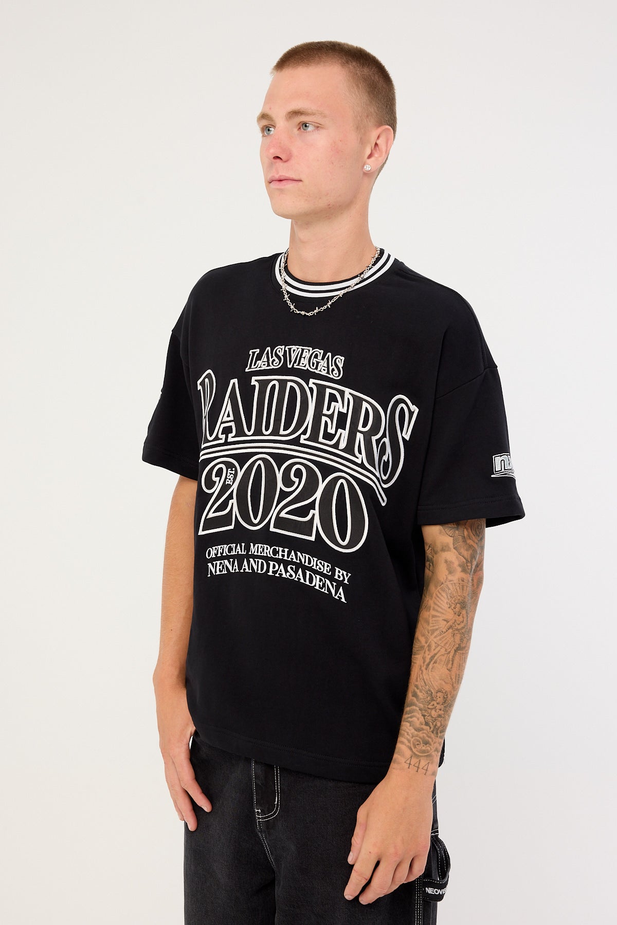 Nena & Pasadena LV-Raiders Game Tee Jet Black