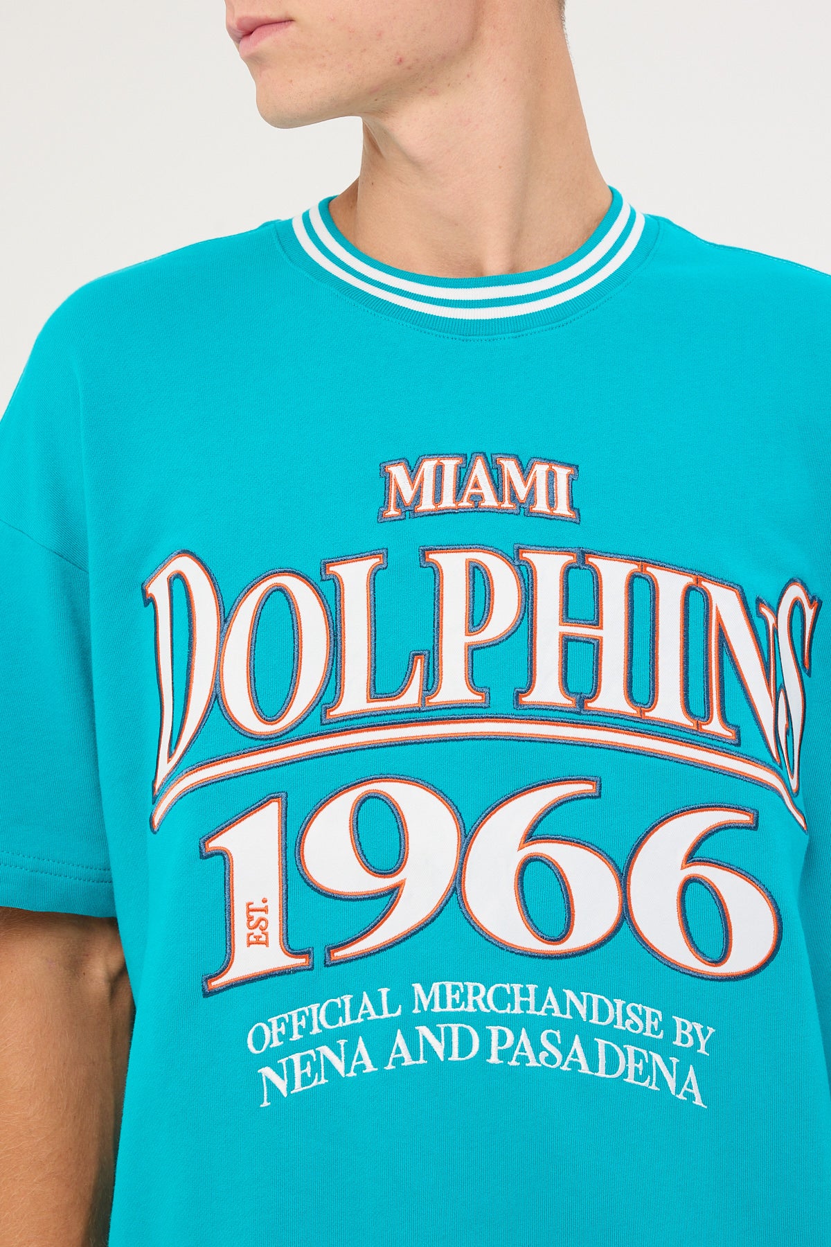 Nena & Pasadena M-Dolphins Game Tee Aqua