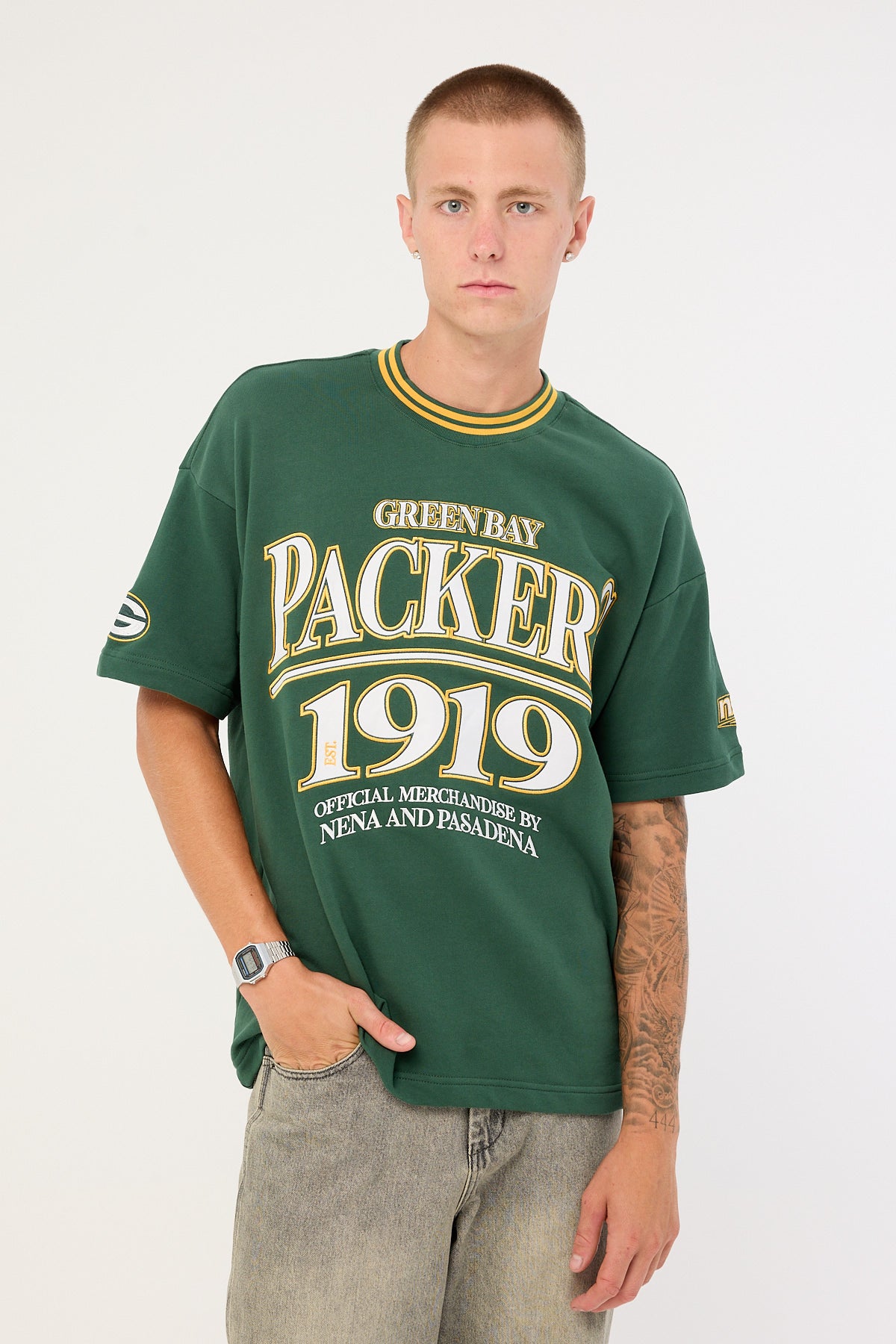 Nena & Pasadena GB-Packers Game Tee Green