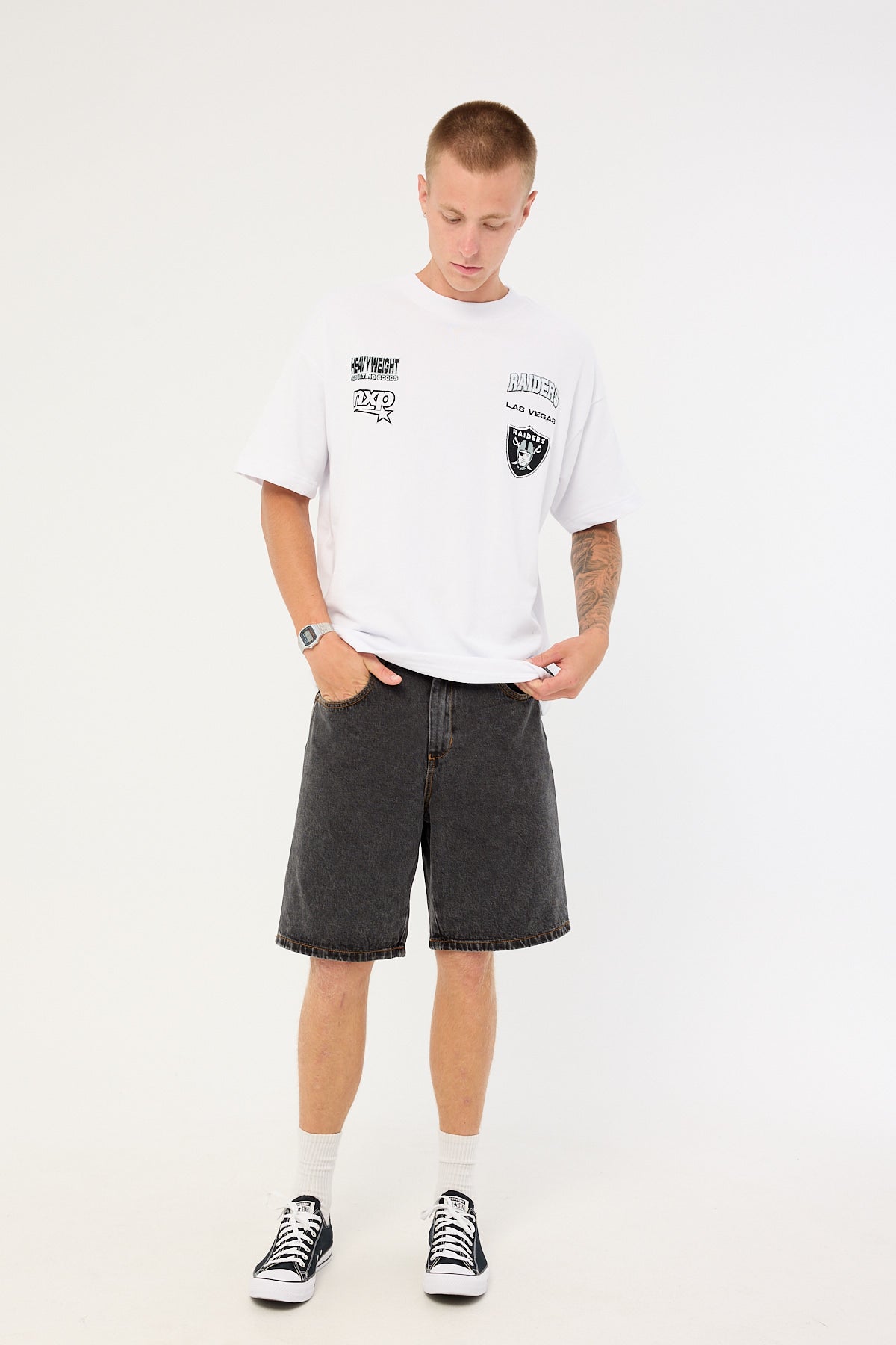 Nena & Pasadena LV-Raiders Surround Tee White