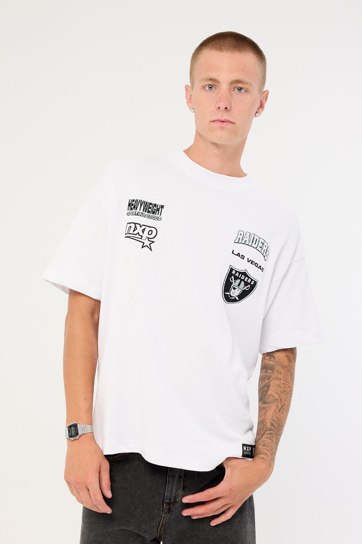 Nena & Pasadena LV-Raiders Surround Tee White