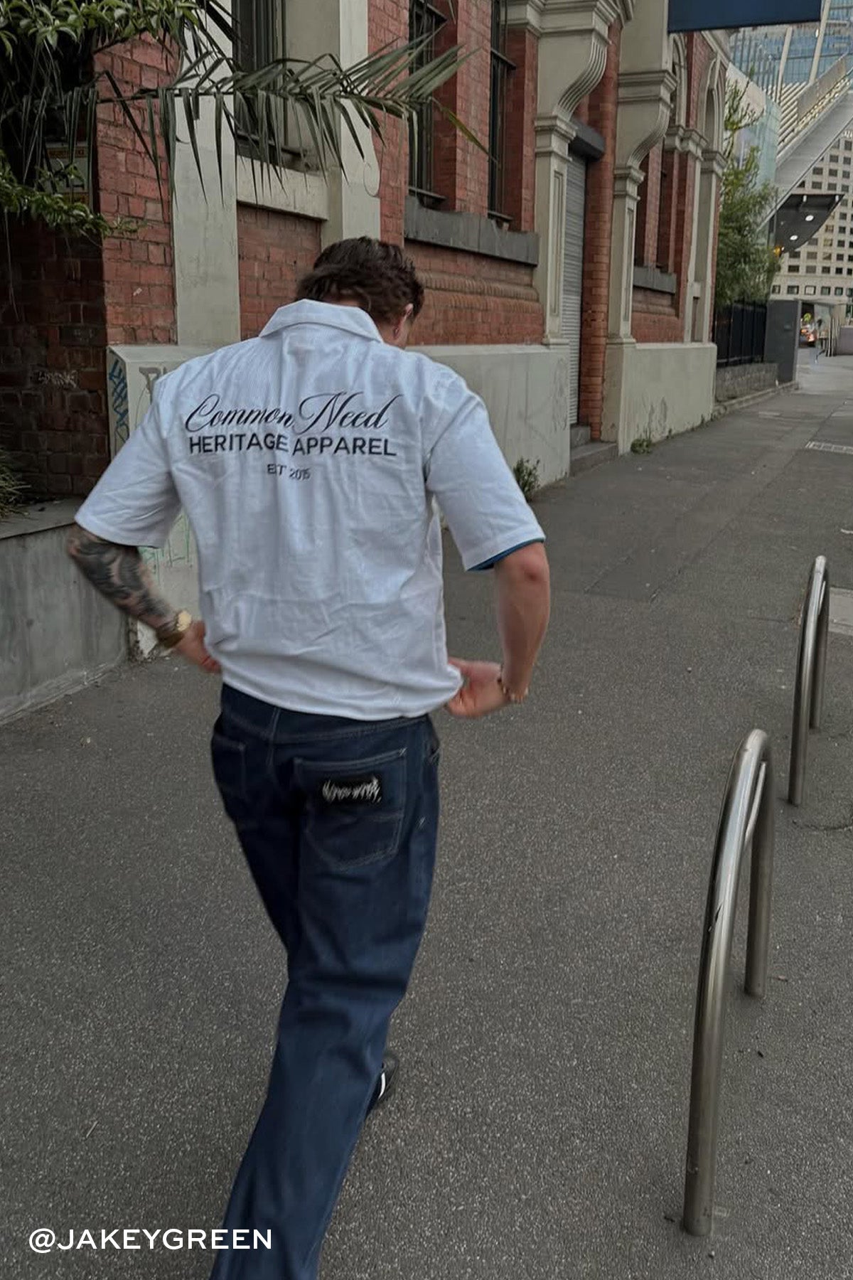 Common Need Royalty Boxy Cropped Resort Shirt White