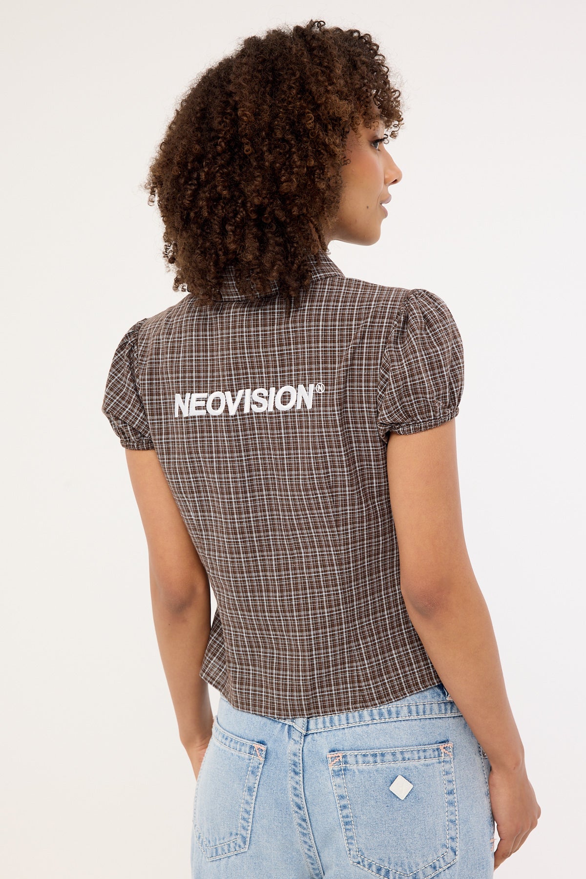 Neovision Nova Button Up Blouse Brown