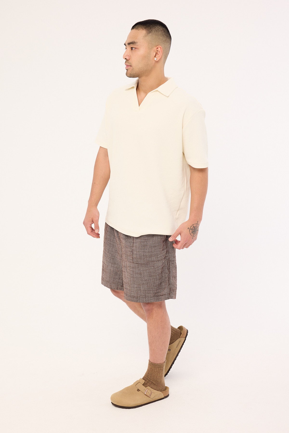 Common Need Truman Baggy Short Brown Check