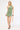 Perfect Stranger Ginny Asymmetrical Twist Mini Dress Green