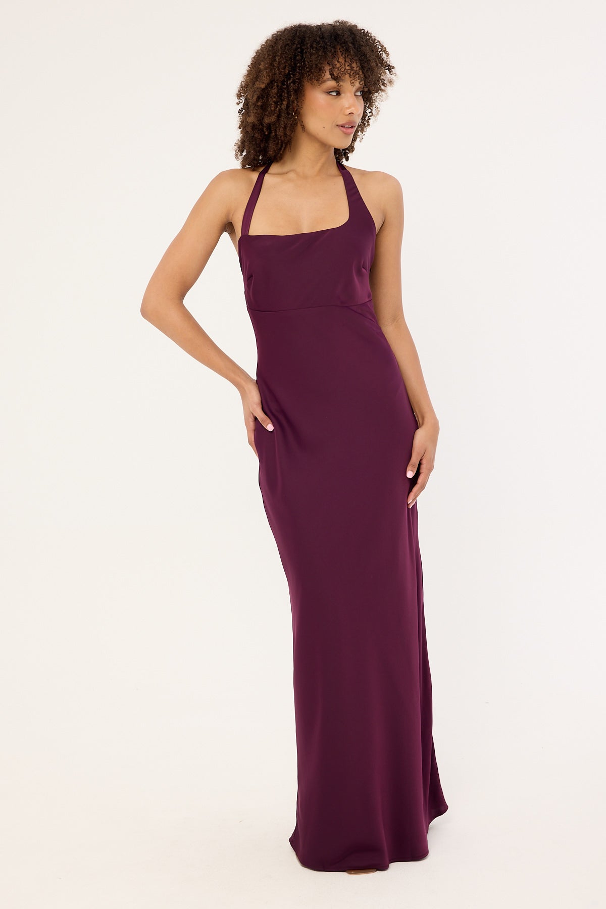 Perfect Stranger Hazel Maxi Dress Plum