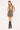 Neovision Siren Sequin Halter Mini Dress Khaki Green