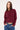 Luck & Trouble Orla Button Collar Knit Jumper Plum