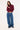 Luck & Trouble Orla Button Collar Knit Jumper Plum